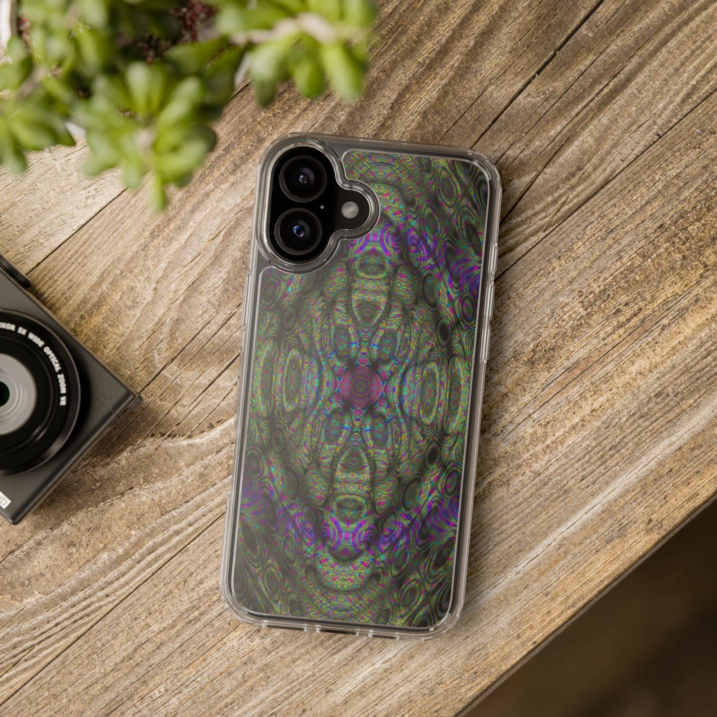 iPhone 16 Clear Case – DMT Seer No.16