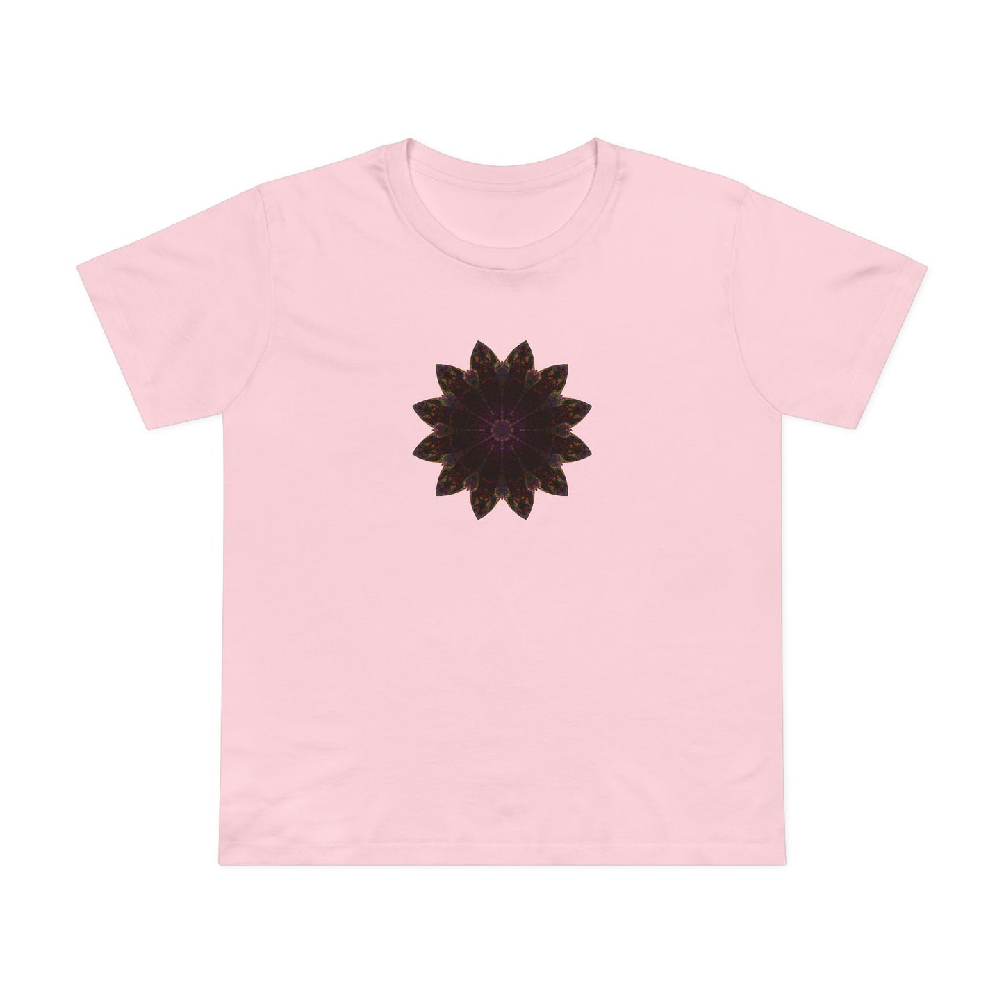 Women’s Maple Tee - Love Light Mandalas No.12