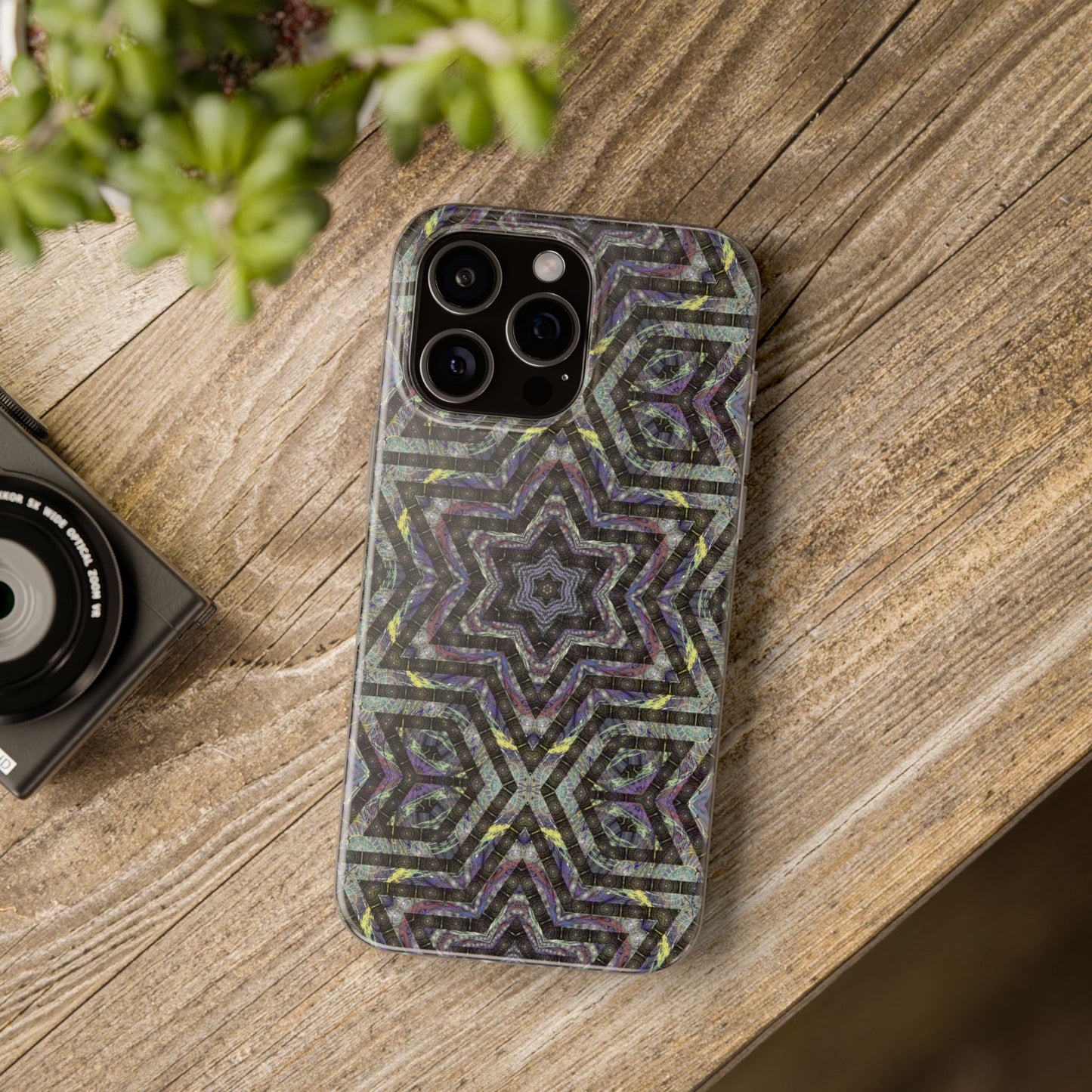 iPhone 15 Flexi Case - P5 Kaleidoscopic No.1