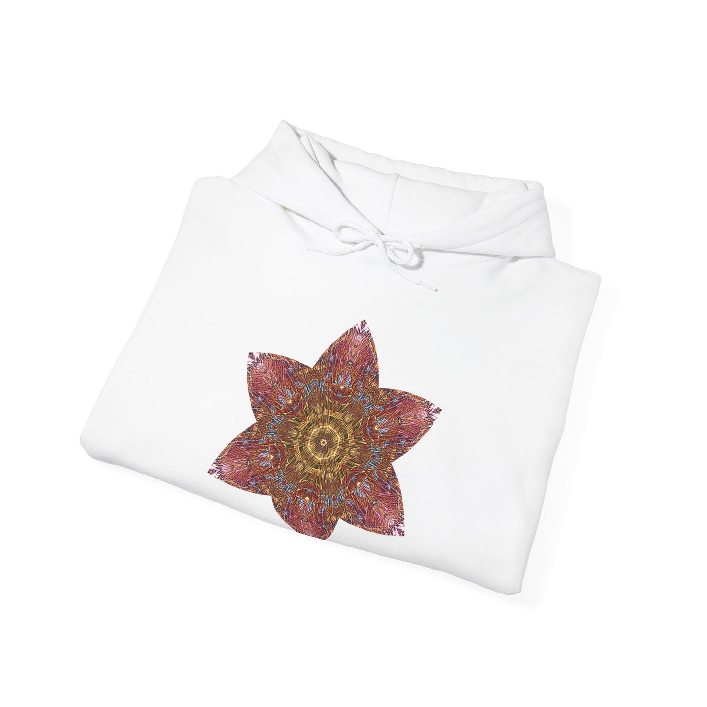 Unisex Heavy Blend™ Hooded Sweatshirt - Starflower Mandalas No.3