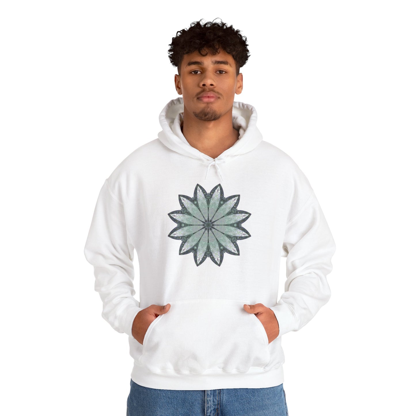Unisex Heavy Blend™ Hooded Sweatshirt - Love Light Mandalas No.22