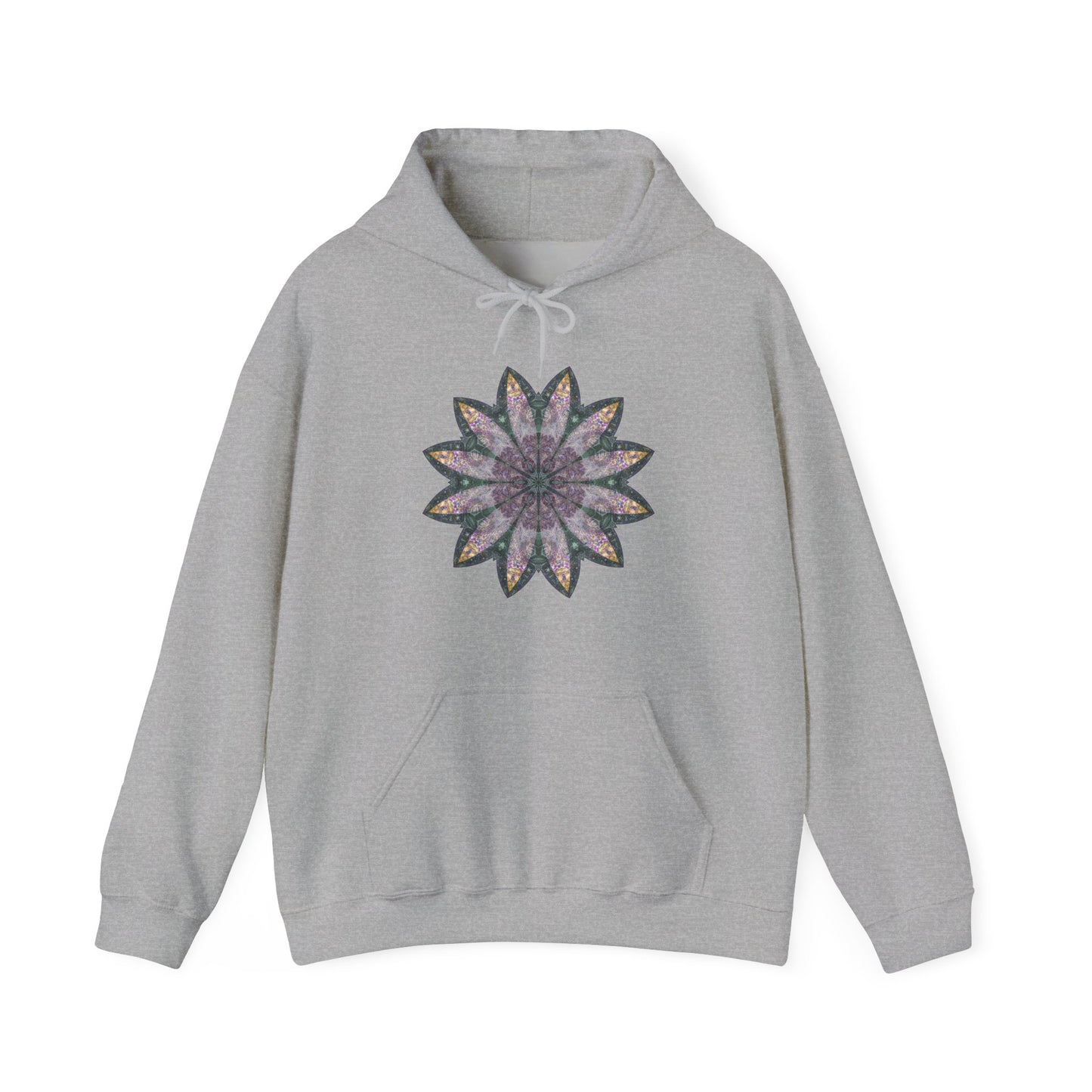 Unisex Heavy Blend™ Hooded Sweatshirt - Love Light Mandalas No.21