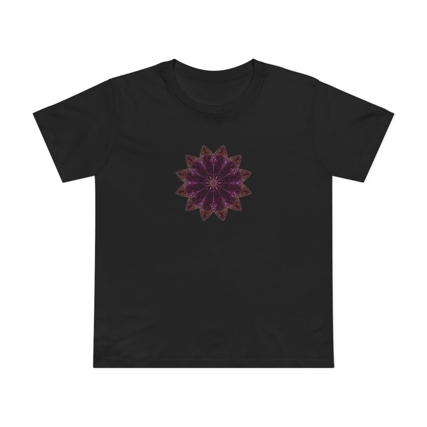 Women’s Maple Tee - Love Light Mandalas No.15