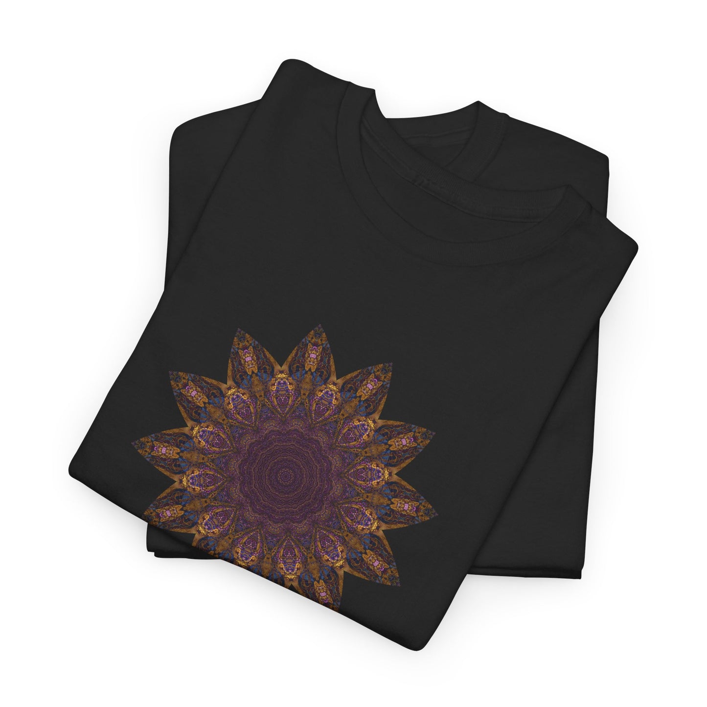Unisex Heavy Cotton Tee - Love Light Mandalas No.1