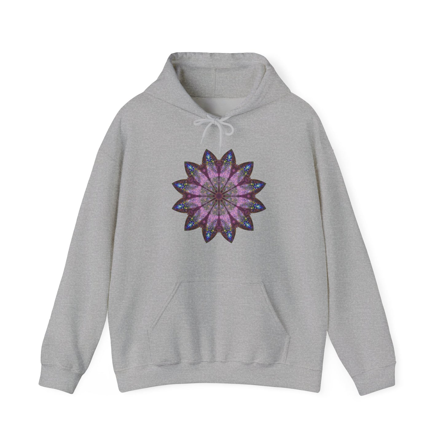 Unisex Heavy Blend™ Hooded Sweatshirt - Love Light Mandalas No.19