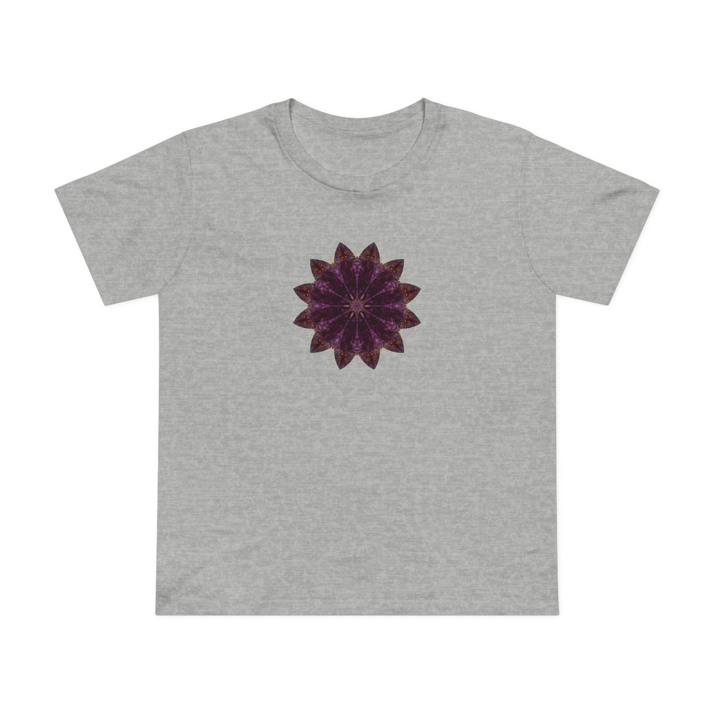 Women’s Maple Tee - Love Light Mandalas No.15