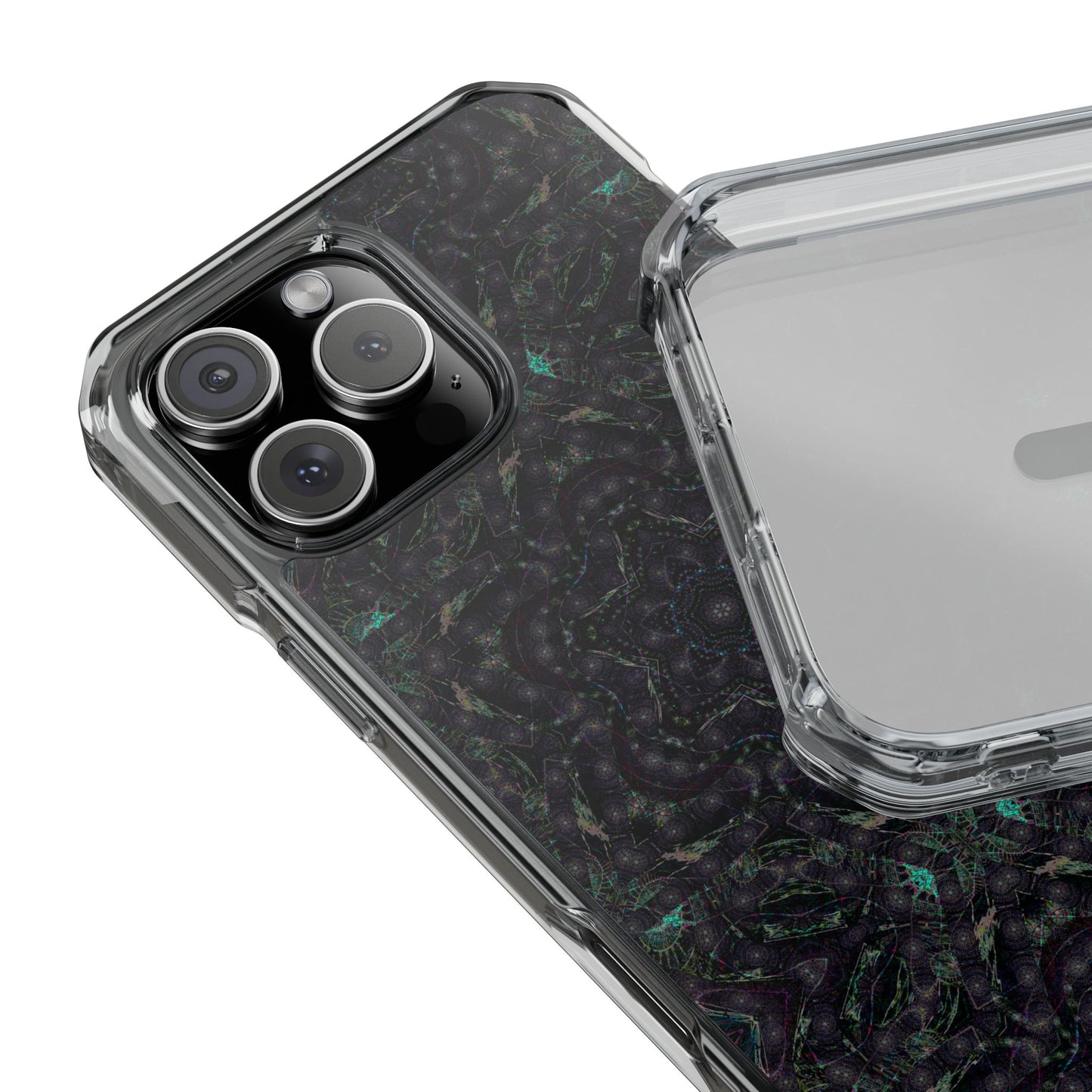 iPhone 16 Magnetic Clear Impact Case - P5 Kaleidoscopic No.31