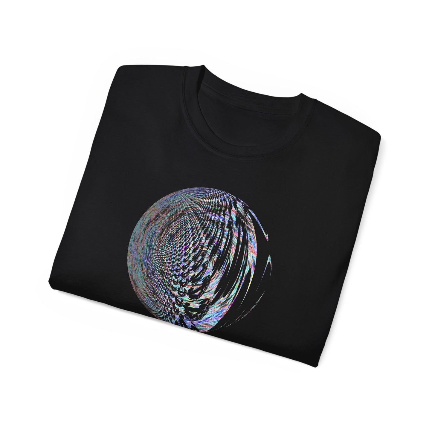 Unisex Ultra Cotton Tee - Fractal Moon No.2