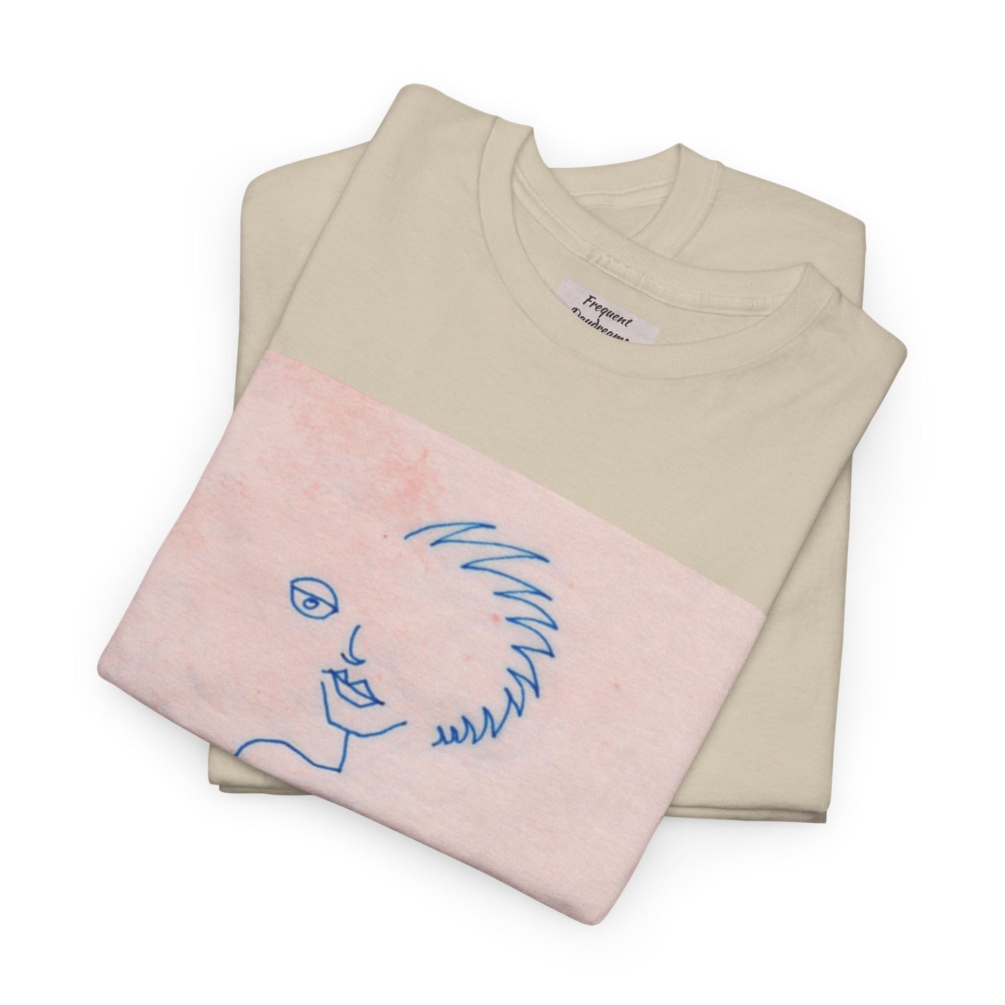 Unisex Heavy Cotton Tee - Frequent Daydreams Sketch No.46