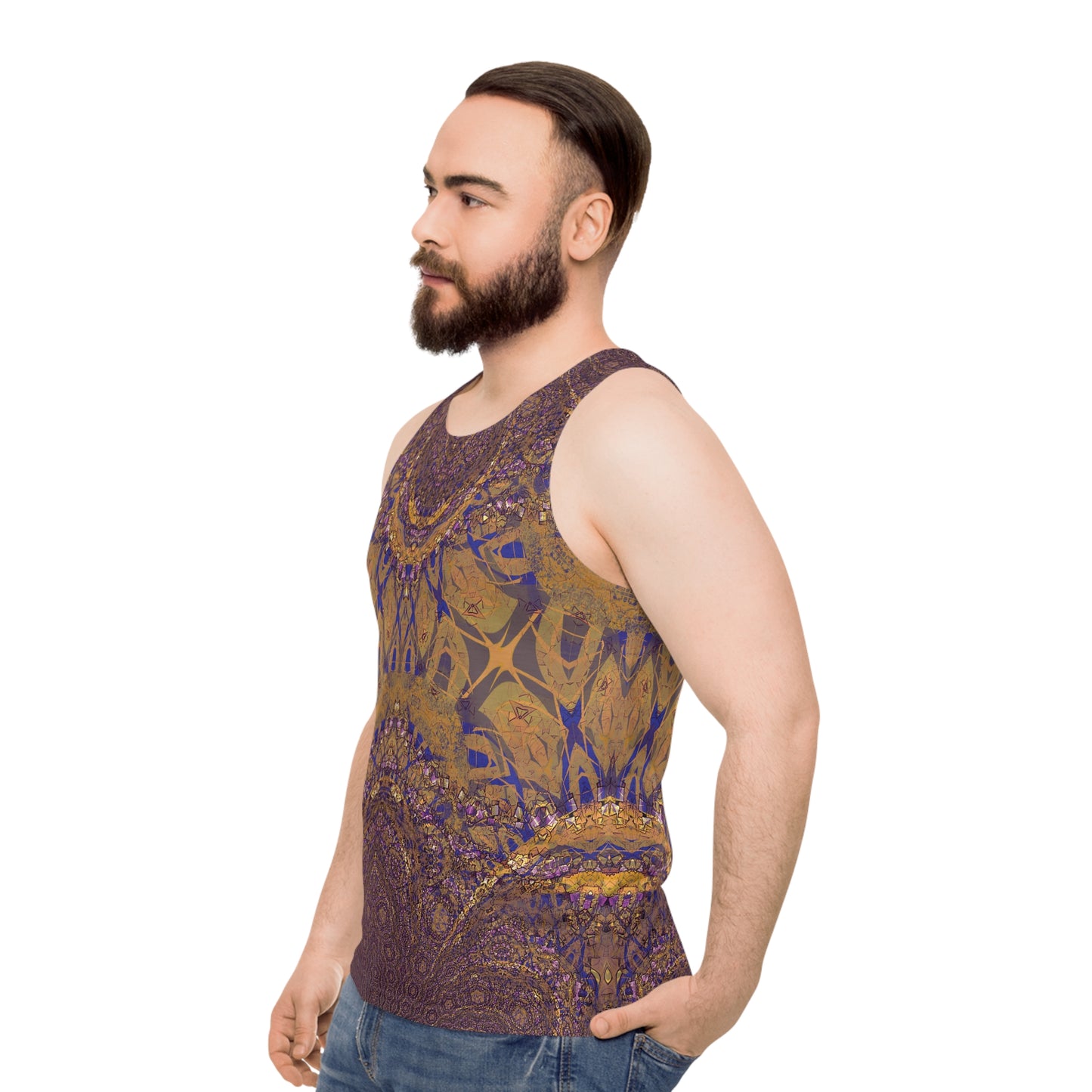 Unisex Tank Top - Love Light Fractals No.9