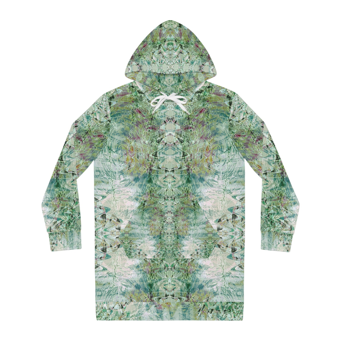 Women's Hoodie Dress - Love Light Fractals No.7