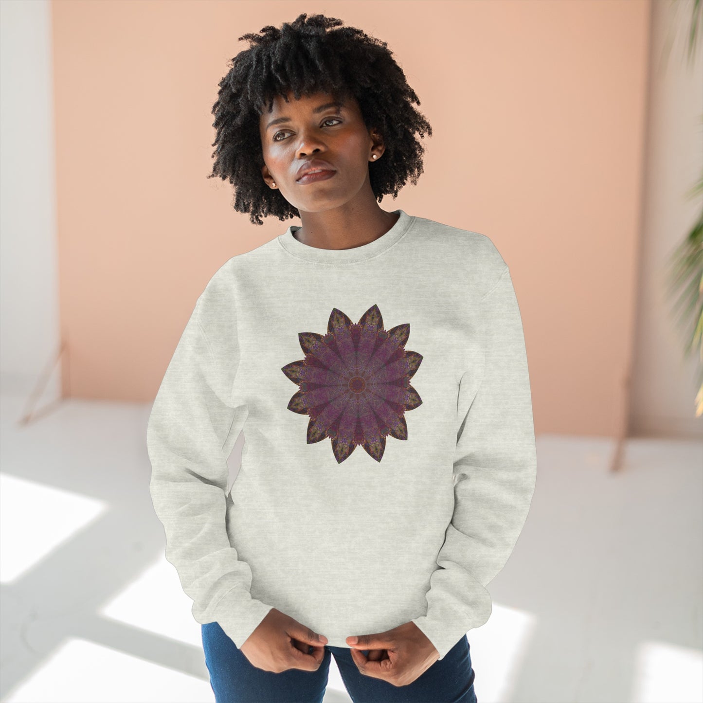 Unisex Crewneck Sweatshirt - Love Light Mandalas No.6