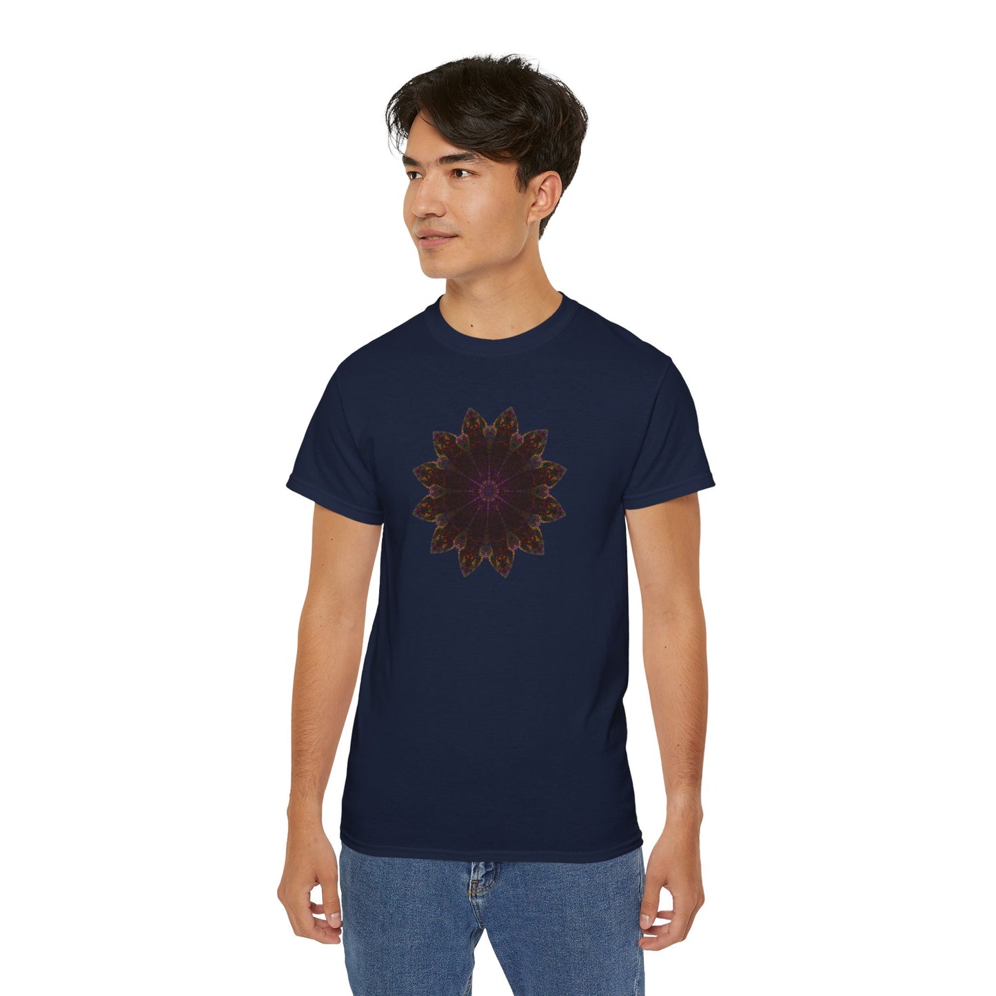 Unisex Ultra Cotton Tee - Love Light Mandalas No.12