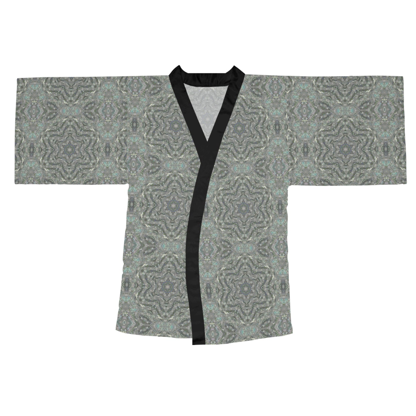 Long Sleeve Kimono Robe - P5 Kaleidoscopic No.28