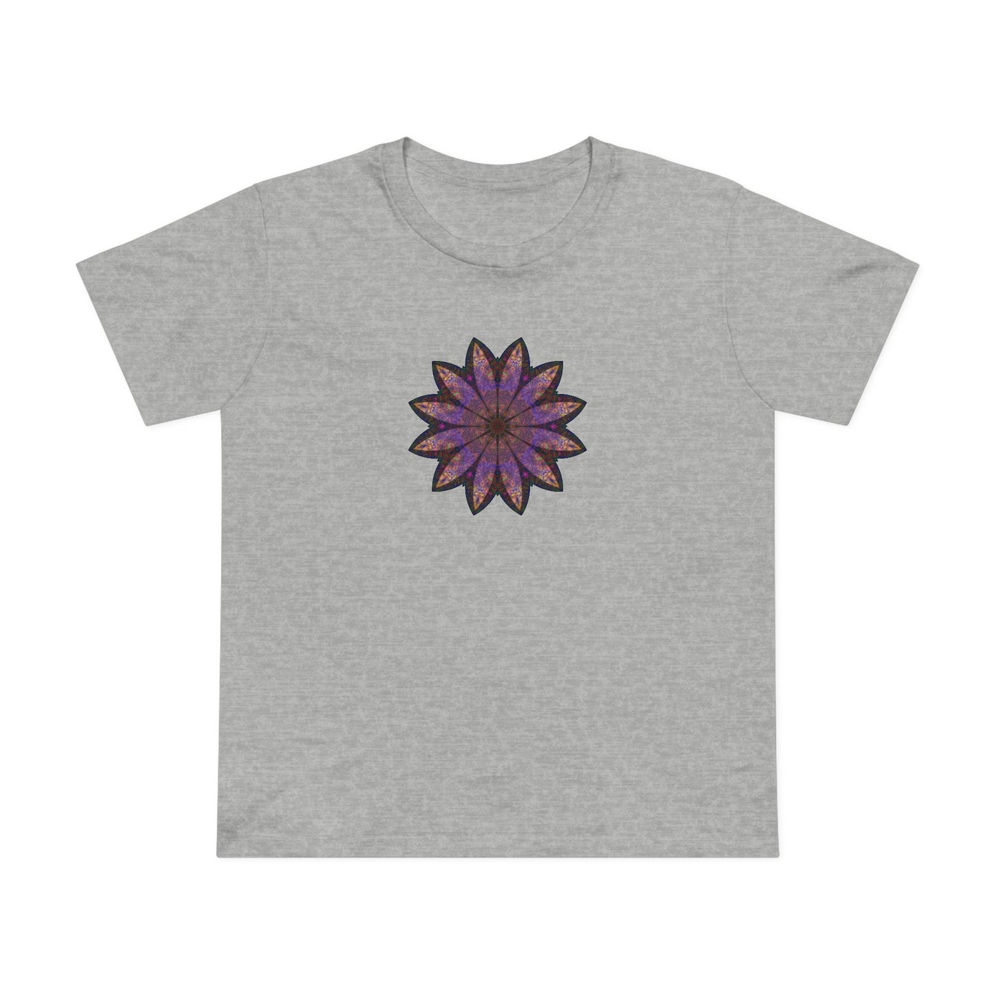 Women’s Maple Tee - Love Light Mandalas No.23