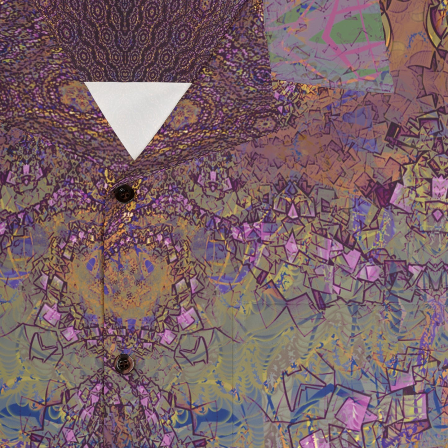 Hawaiian Shirt - Love Light Fractals No.12