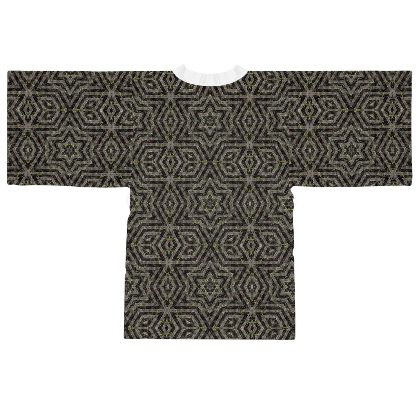 Long Sleeve Kimono Robe - P5 Kaleidoscopic No.7