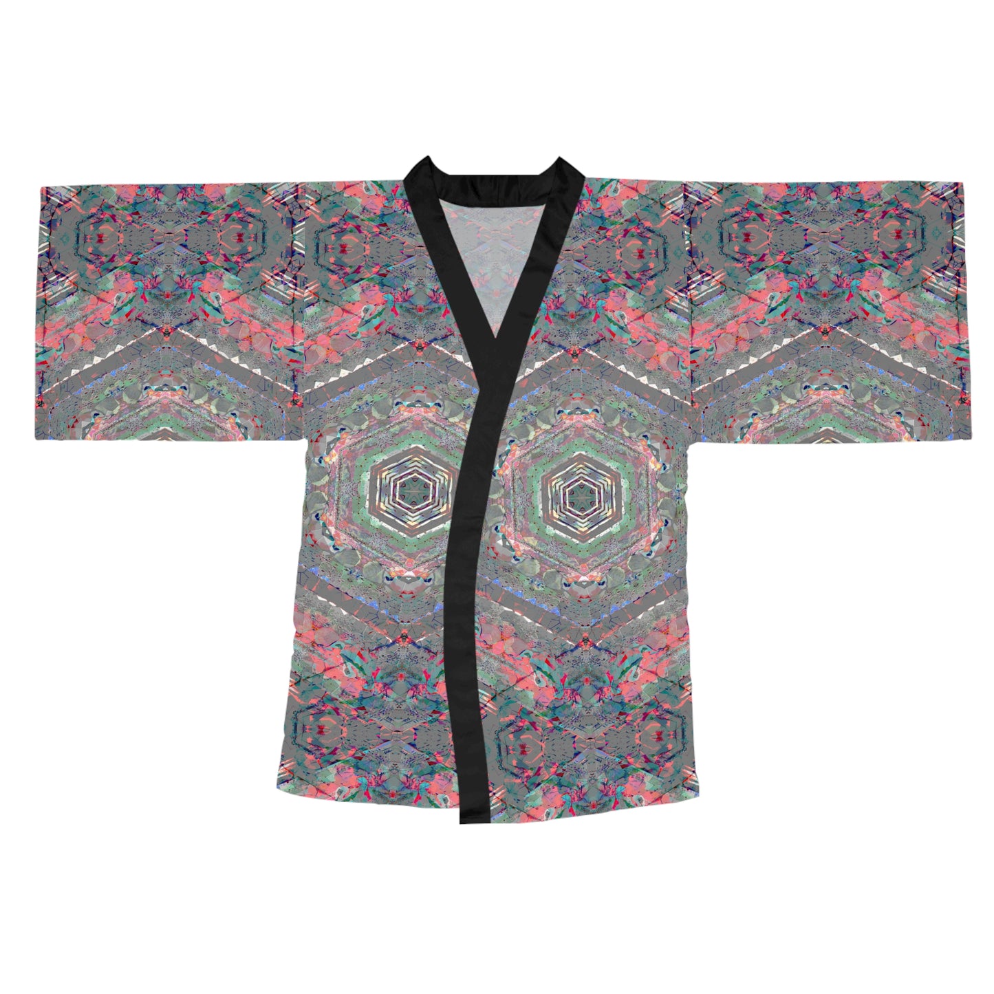 Long Sleeve Kimono Robe - DK Series No.9