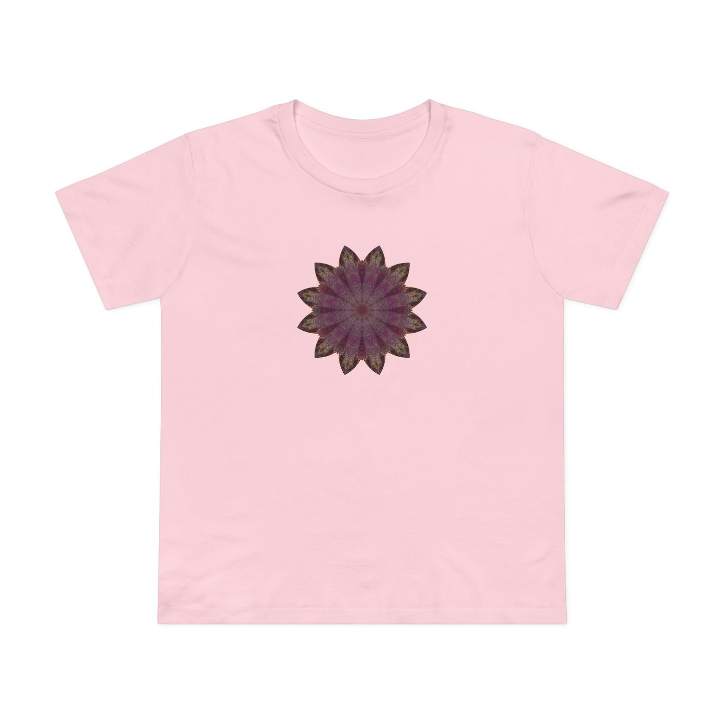 Women’s Maple Tee - Love Light Mandalas No.6