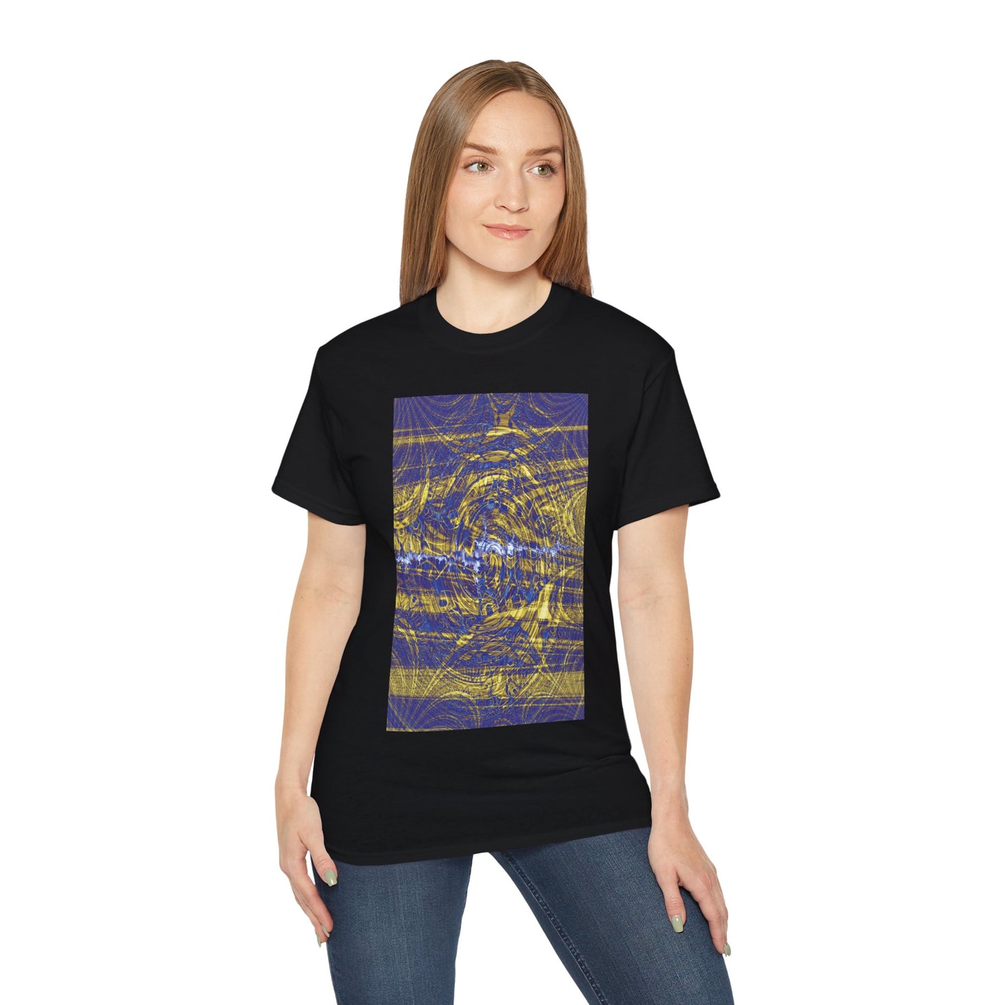 Unisex Ultra Cotton Tee - Love Light Fractals No.1