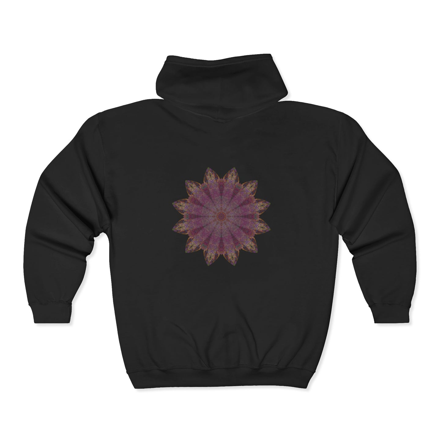Unisex Heavy Blend™ Full Zip Hooded Sweatshirt - Love Light Mandalas No.6