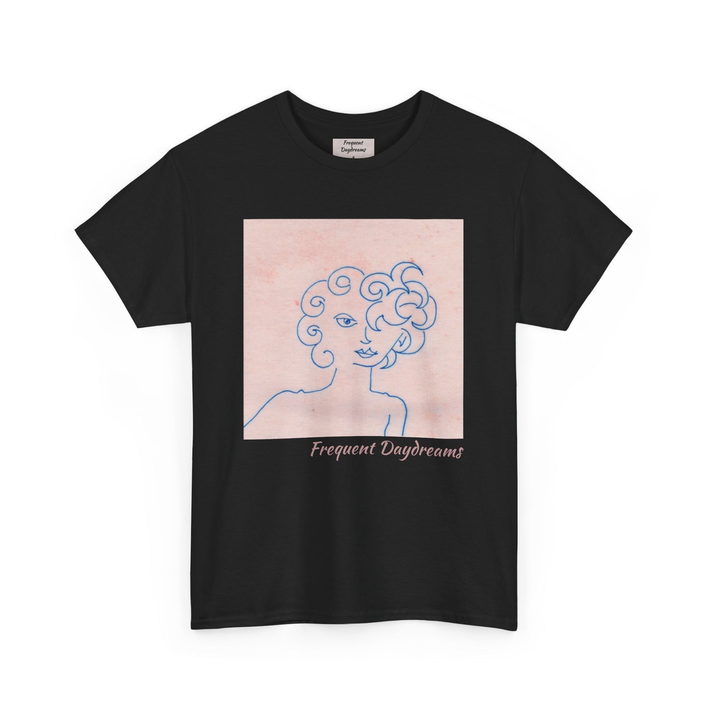 Unisex Heavy Cotton Tee - Frequent Daydreams Sketch No.47