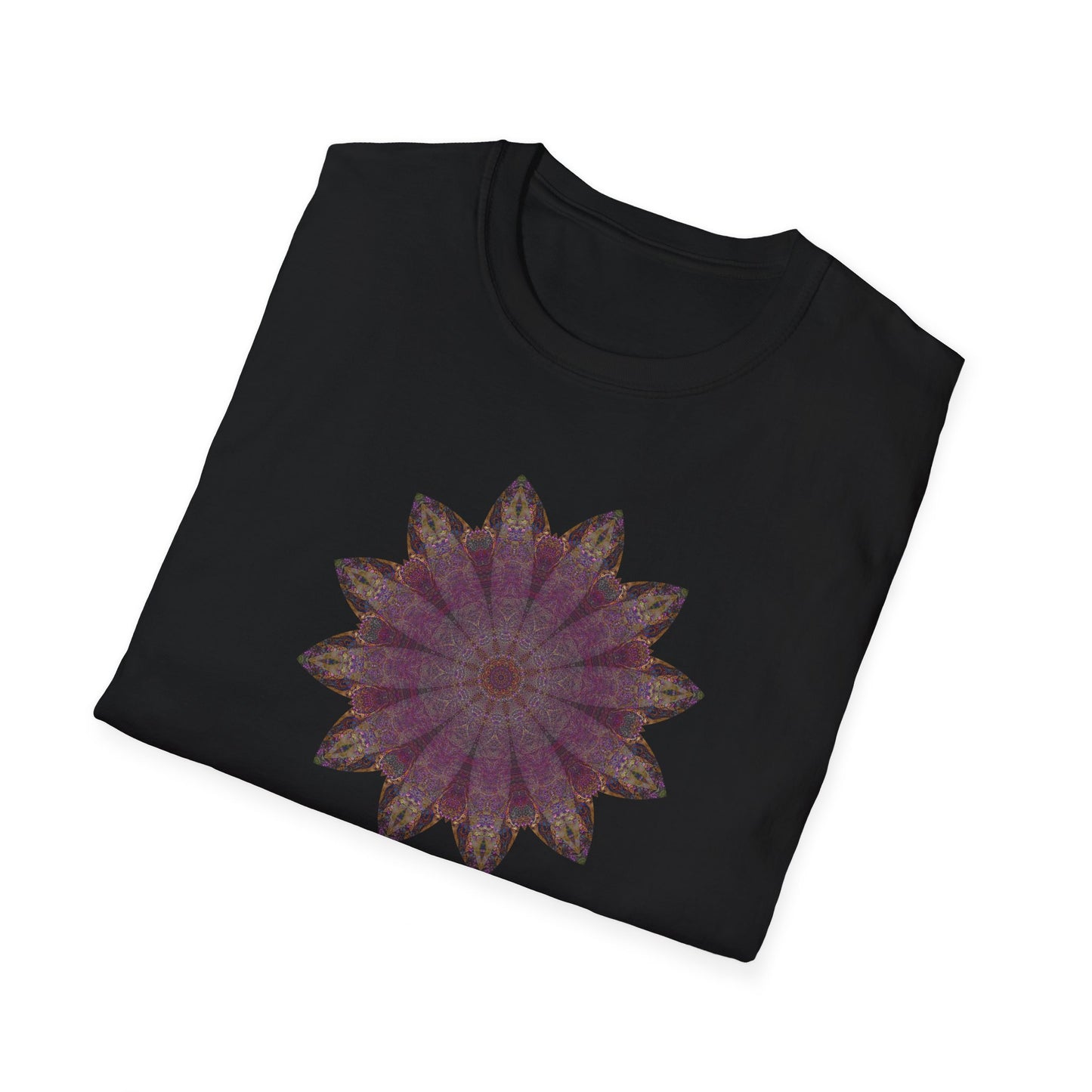 Unisex Softstyle T-Shirt - Love Light Mandalas No.6