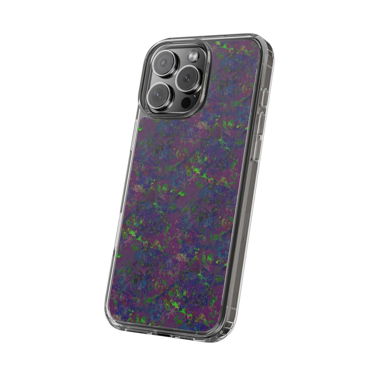 iPhone 16 Clear Case – Hidden Weave Series V3 No.23