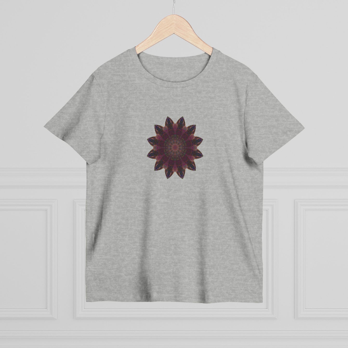 Women’s Maple Tee - Love Light Mandalas No.8