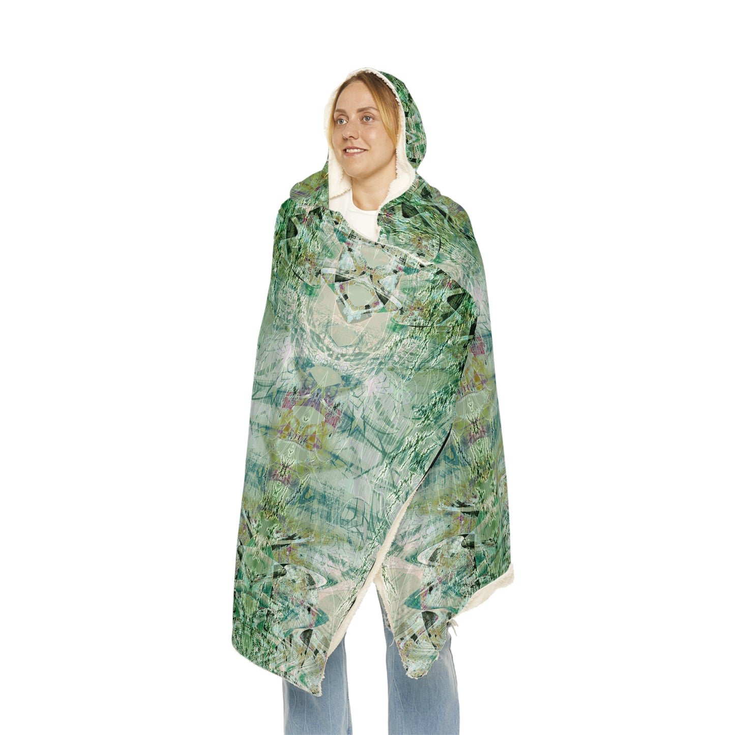 Snuggle Blanket - Love Light Fractals No.7
