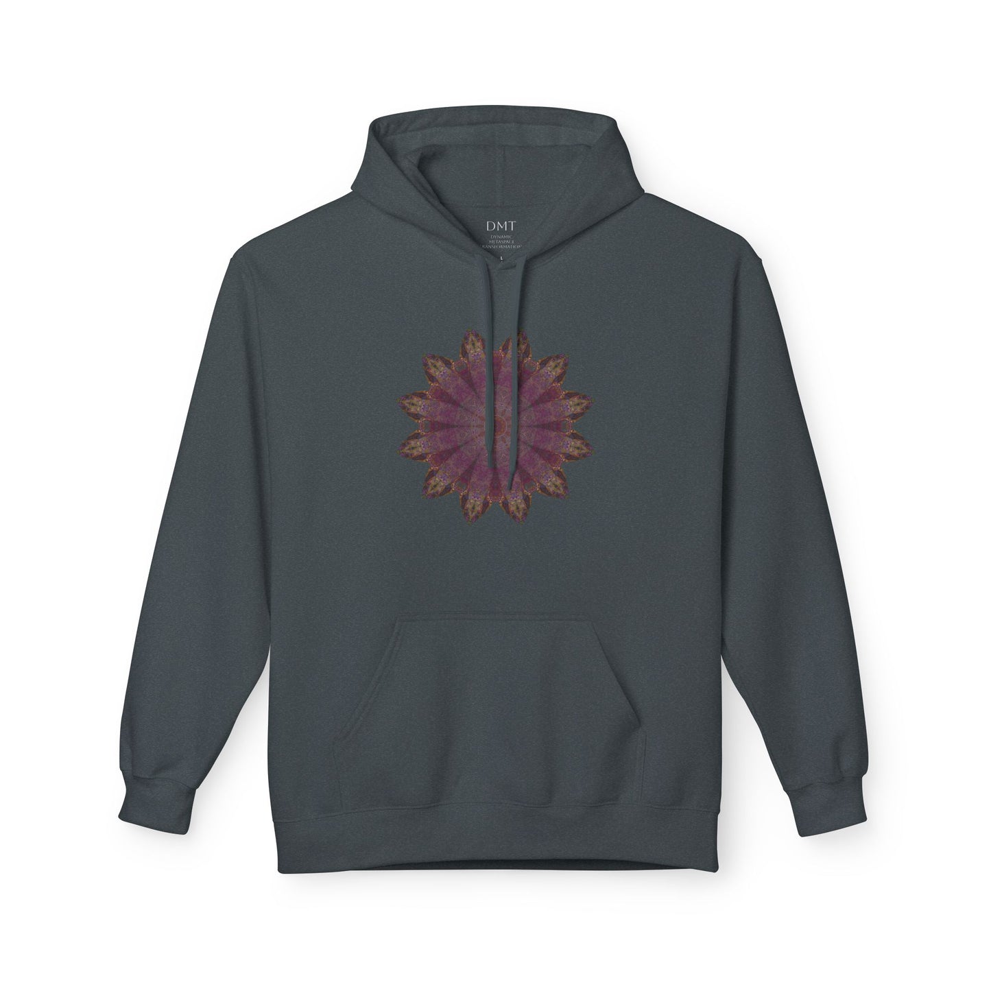 Unisex Midweight Softstyle Fleece Hoodie - Love Light Mandalas No.6