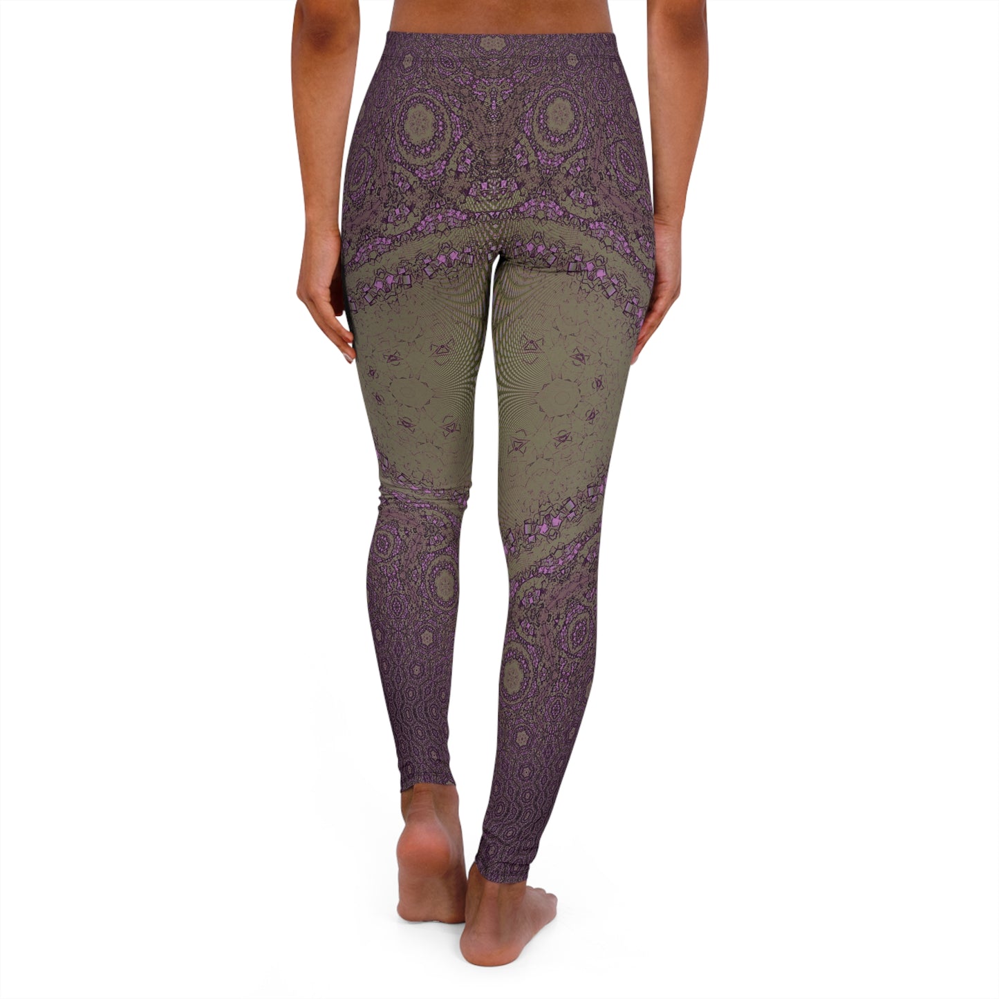 Spandex Leggings - Love Light Fractals No.11b