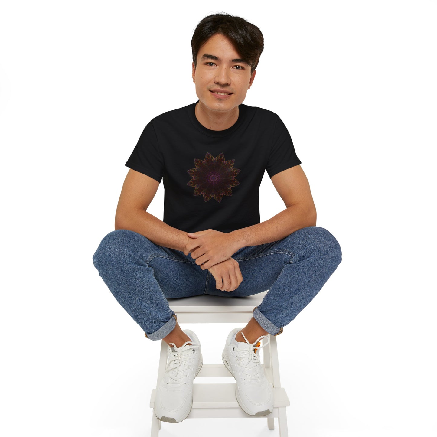 Unisex Ultra Cotton Tee - Love Light Mandalas No.12