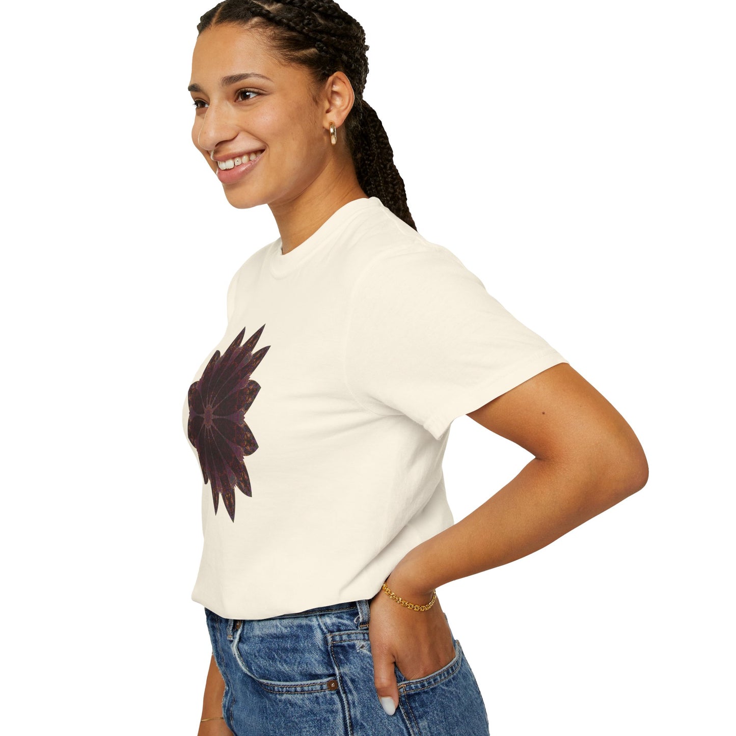 Unisex Garment-Dyed T-shirt - Love Light Mandalas No.5
