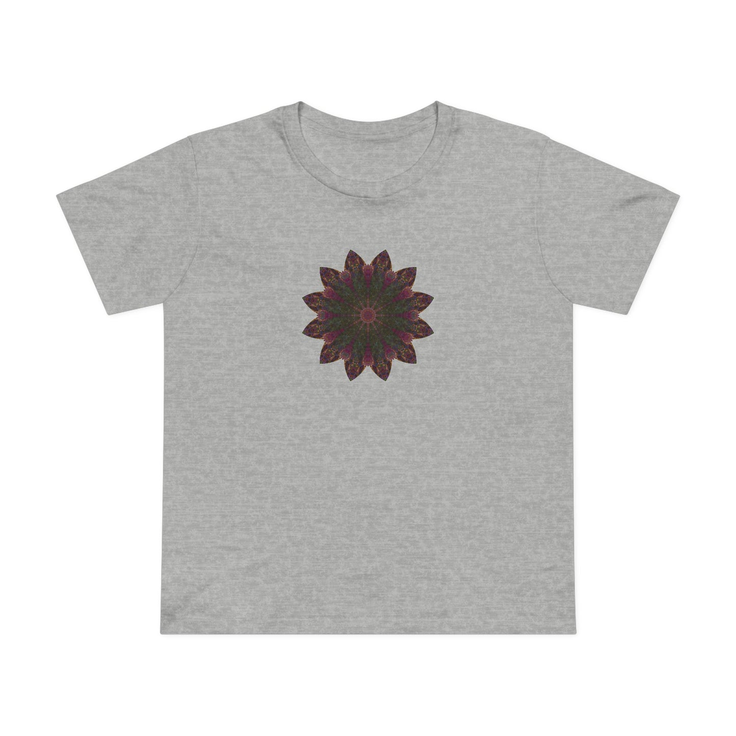 Women’s Maple Tee - Love Light Mandalas No.7