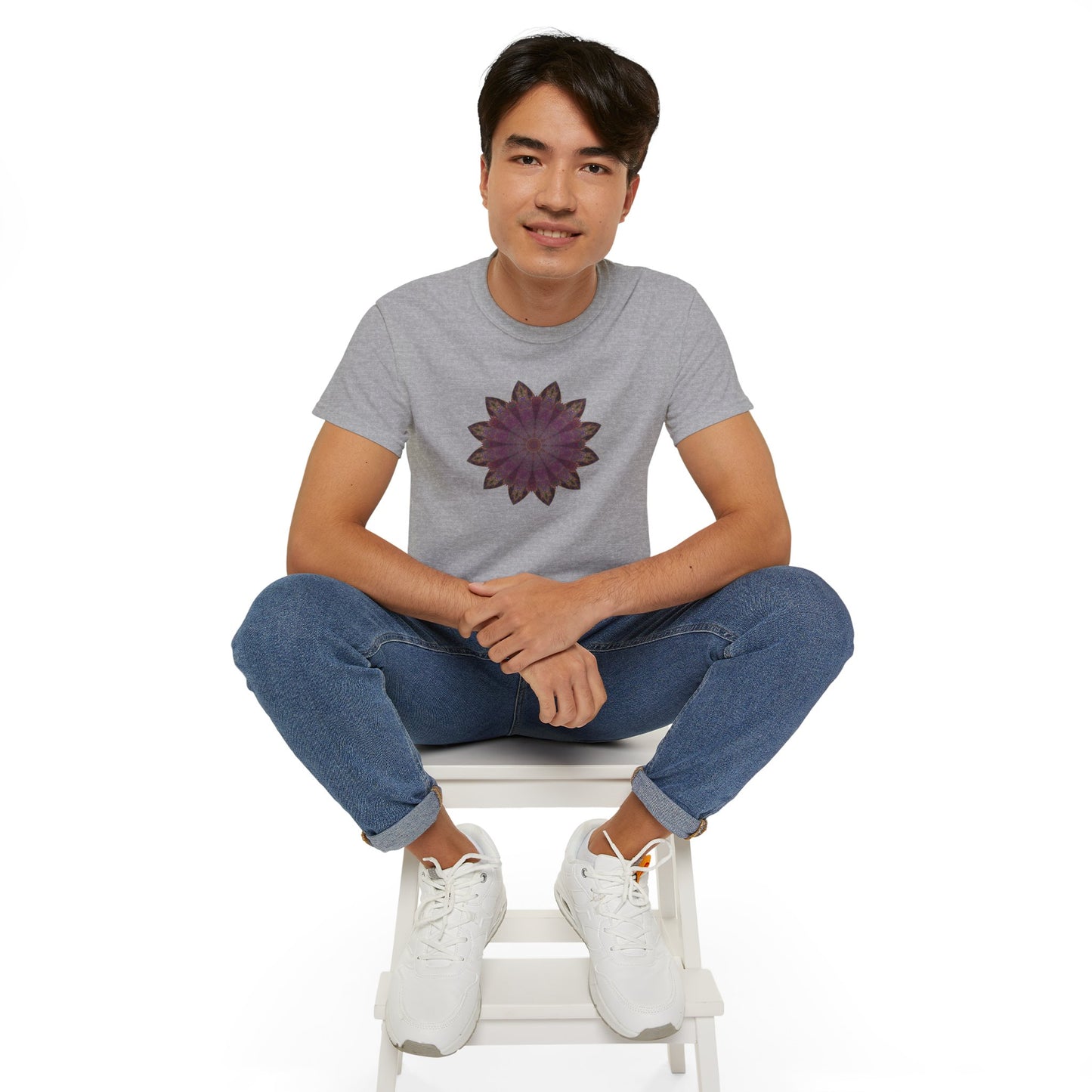 Unisex Ultra Cotton Tee - Love Light Mandalas No.6