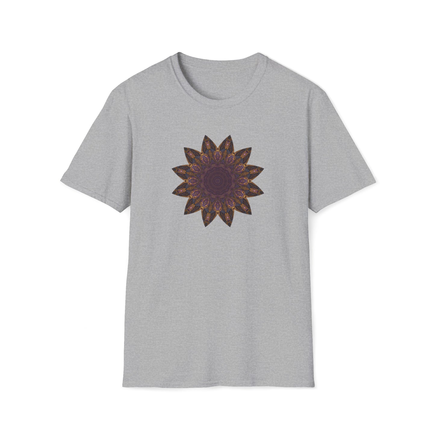 Unisex Softstyle T-Shirt - Love Light Mandalas No.1