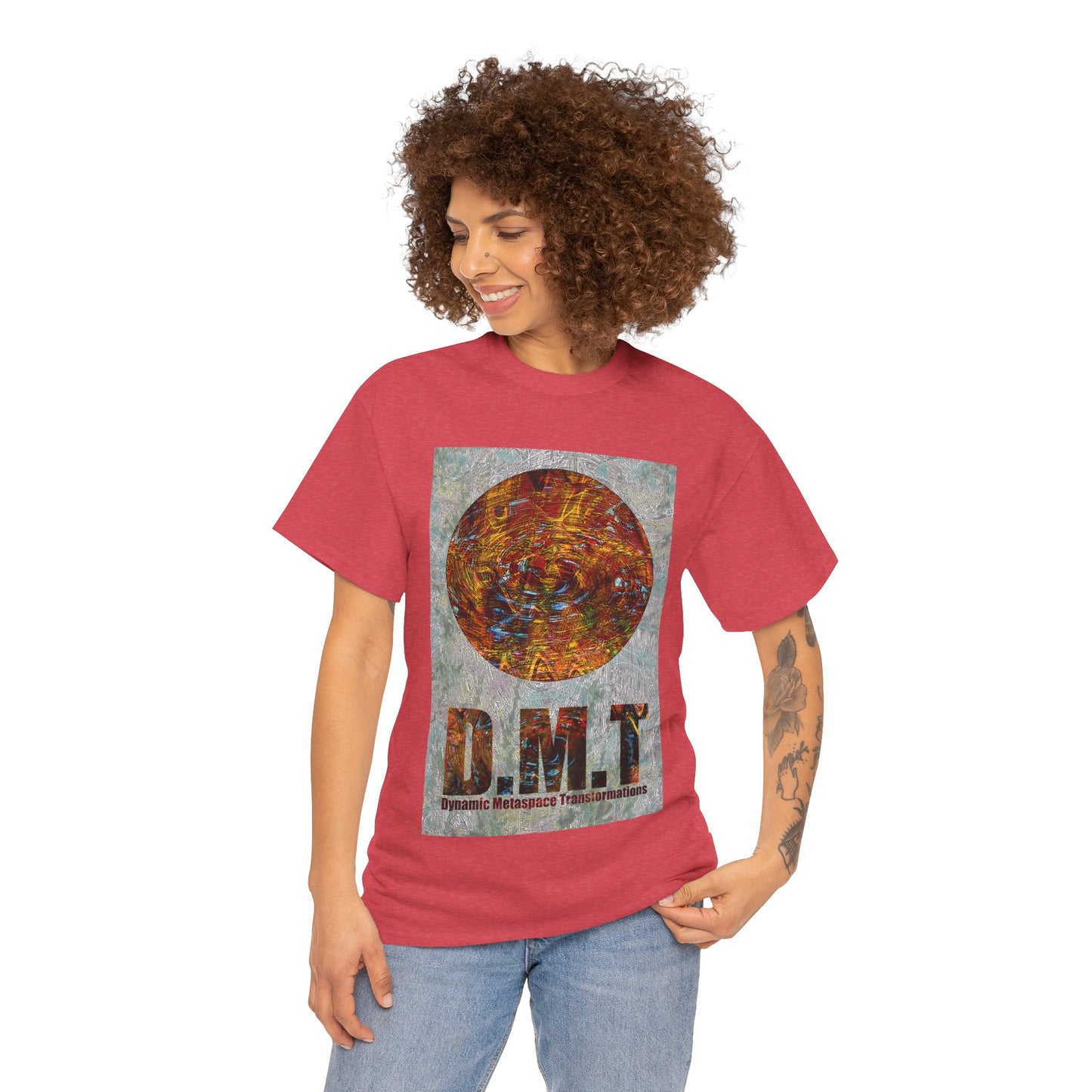 Unisex Heavy Cotton Tee - DMT Spheres No.1