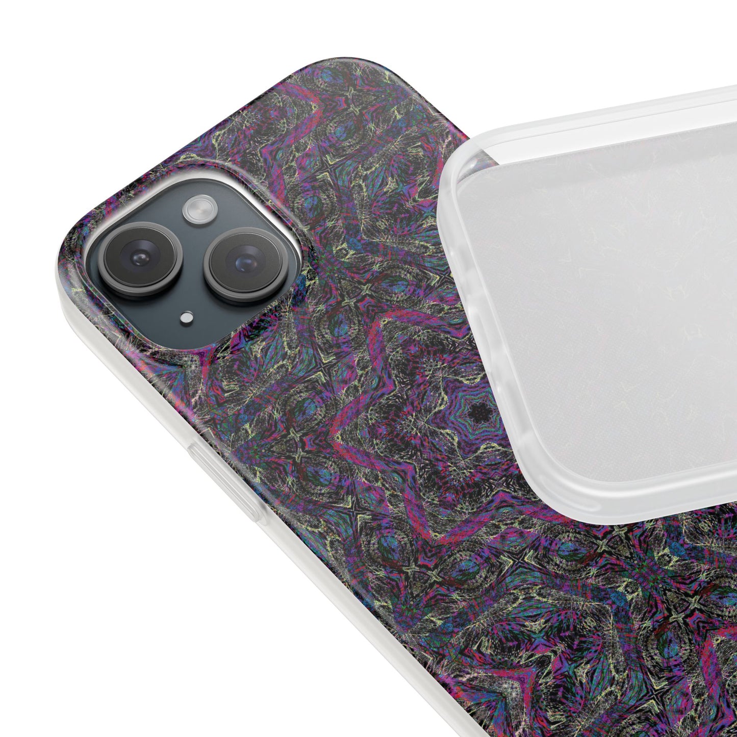 iPhone 15 Flexi Case - P5 Kaleidoscopic No.33