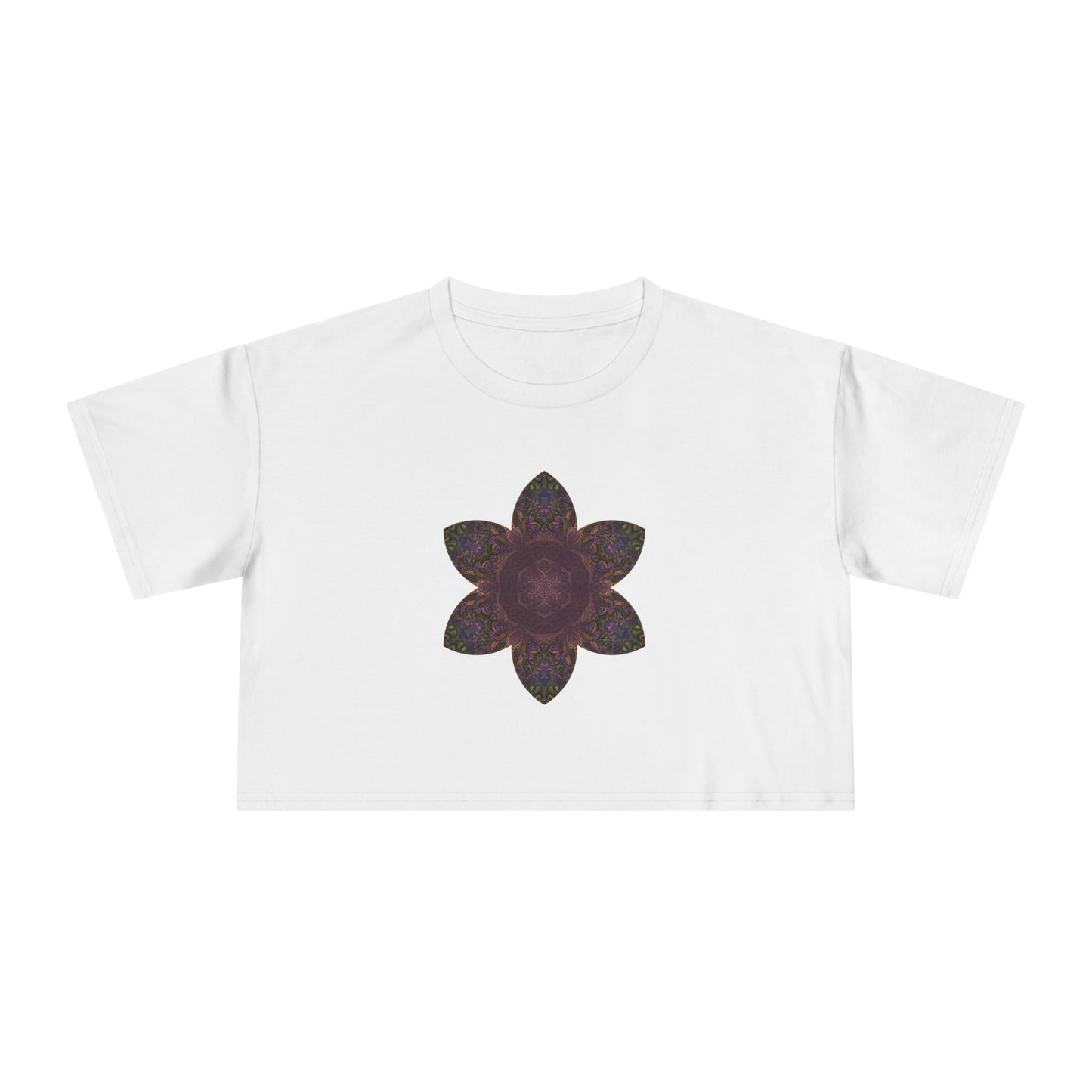 Women's Cropped Tee - Love Light Mandalas No.3