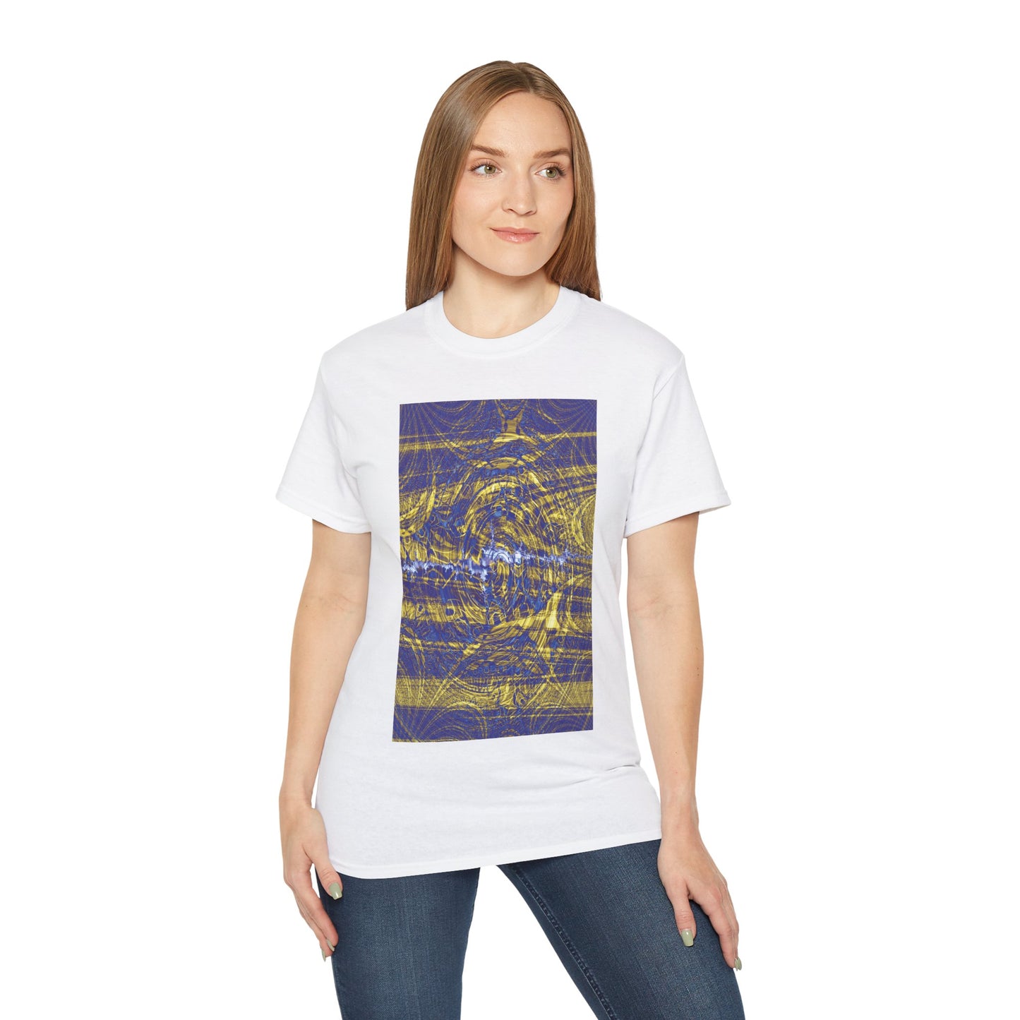 Unisex Ultra Cotton Tee - Love Light Fractals No.1