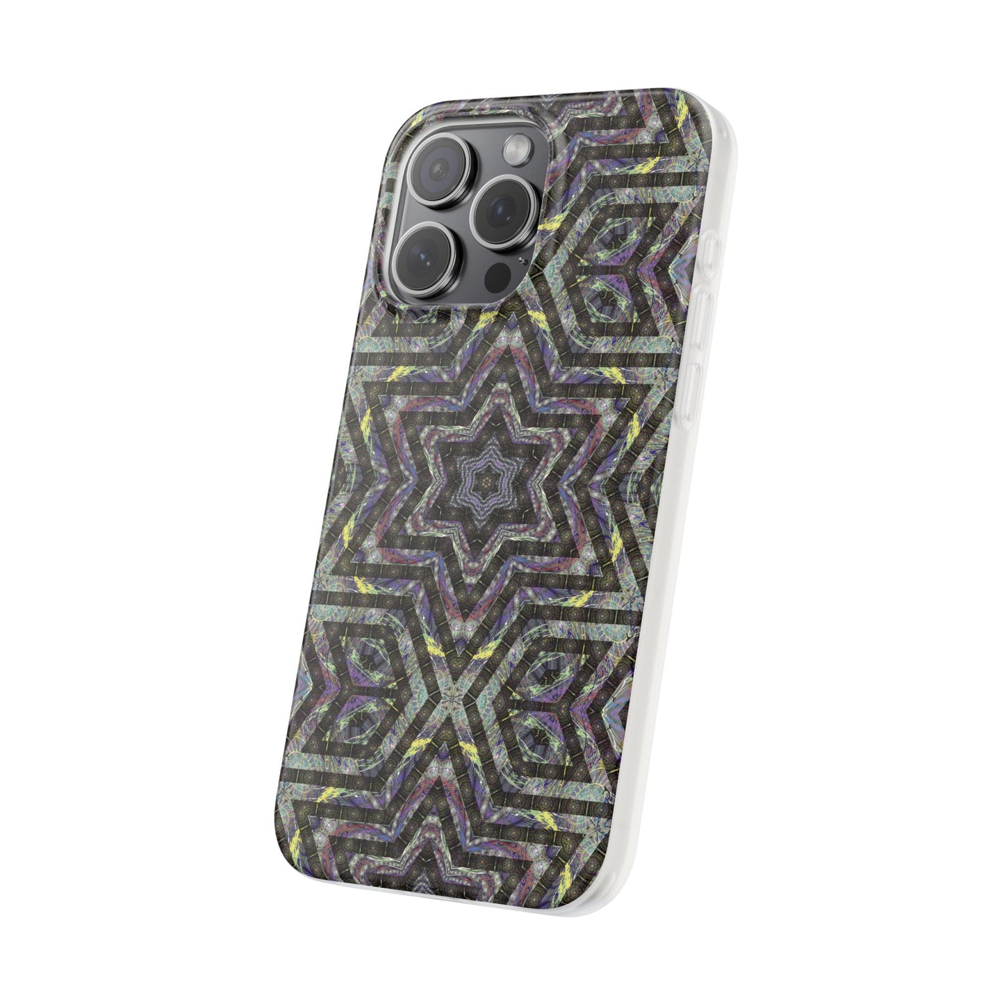 iPhone 15 Flexi Case - P5 Kaleidoscopic No.1