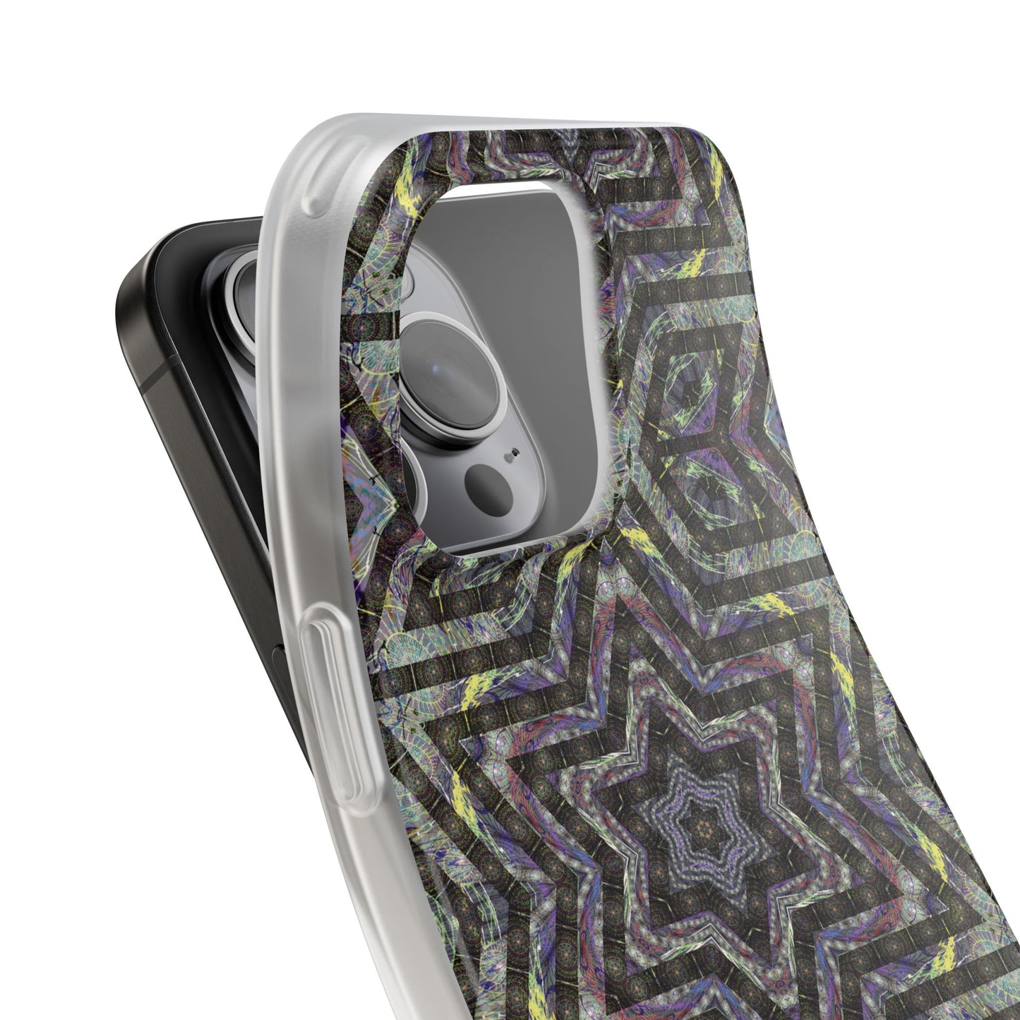 iPhone 15 Flexi Case - P5 Kaleidoscopic No.1