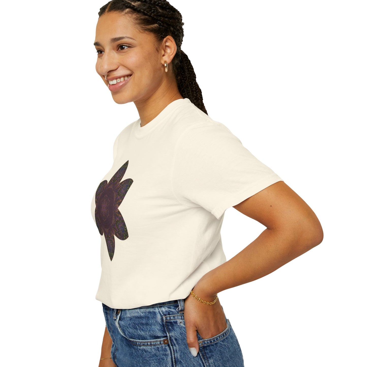 Unisex Garment-Dyed T-shirt - Love Light Mandalas No.3
