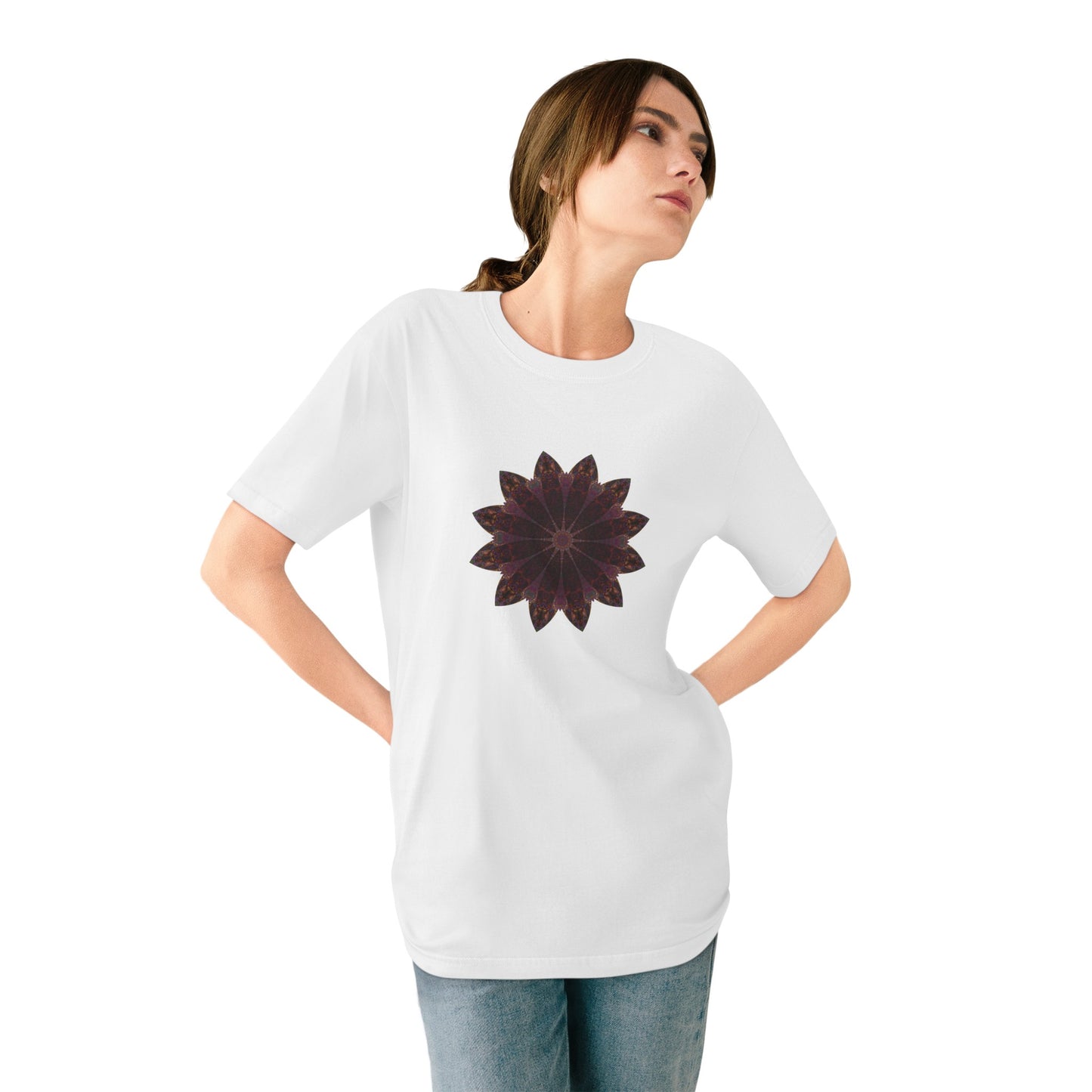 Organic Staple T-shirt - Love Light Mandalas No.5