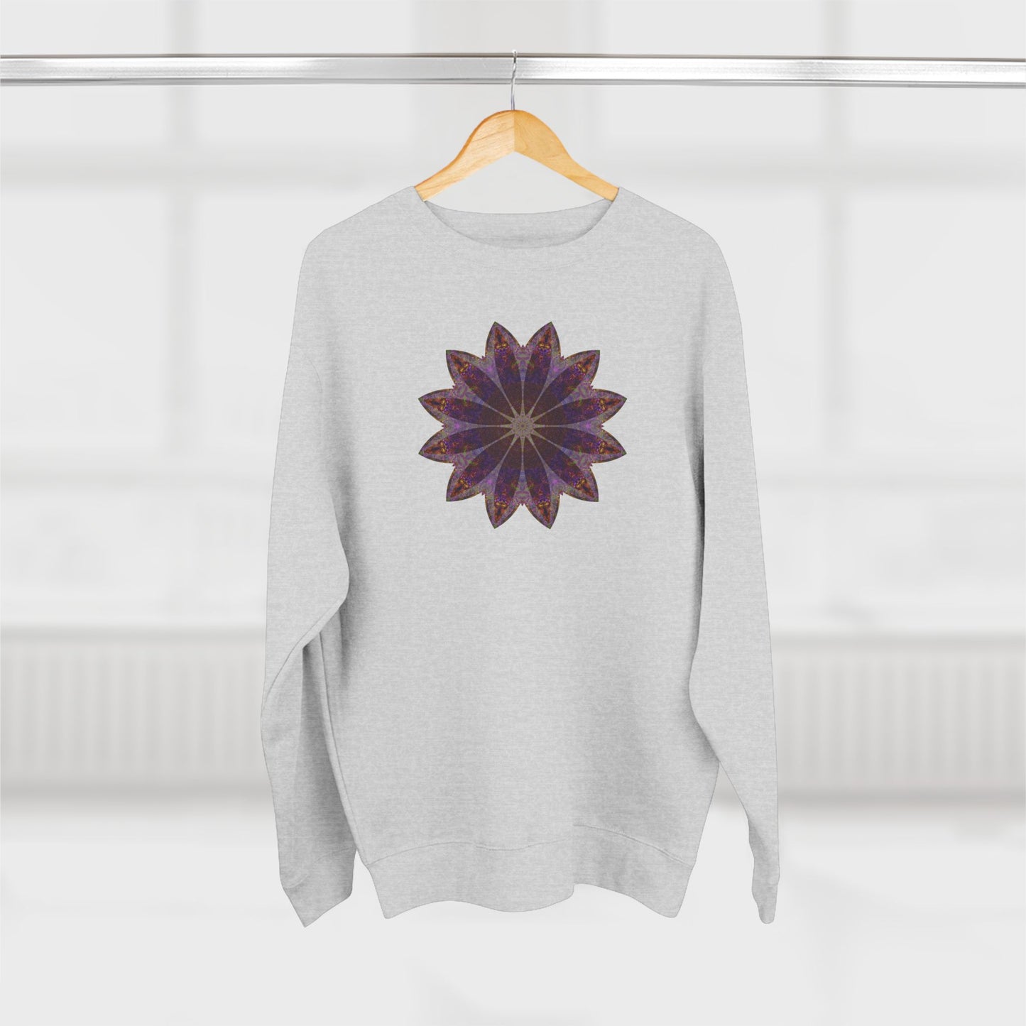 Unisex Crewneck Sweatshirt - Love Light Mandalas No.11