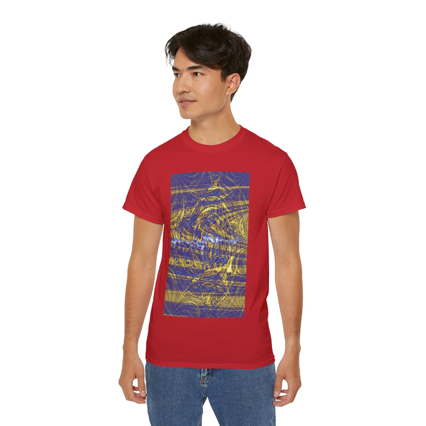 Unisex Ultra Cotton Tee - Love Light Fractals No.1