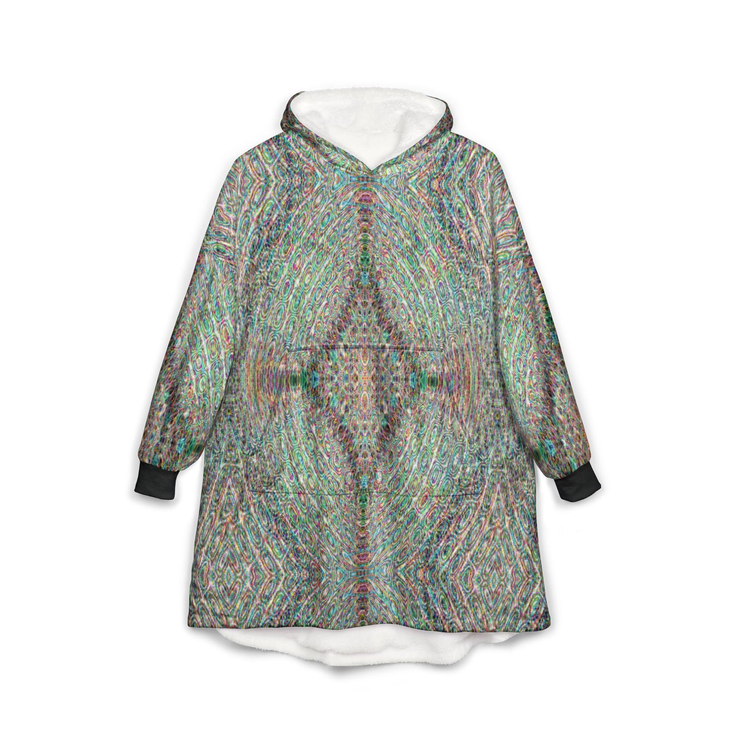 Unisex Hooded Blanket - DMT Seer No. 14