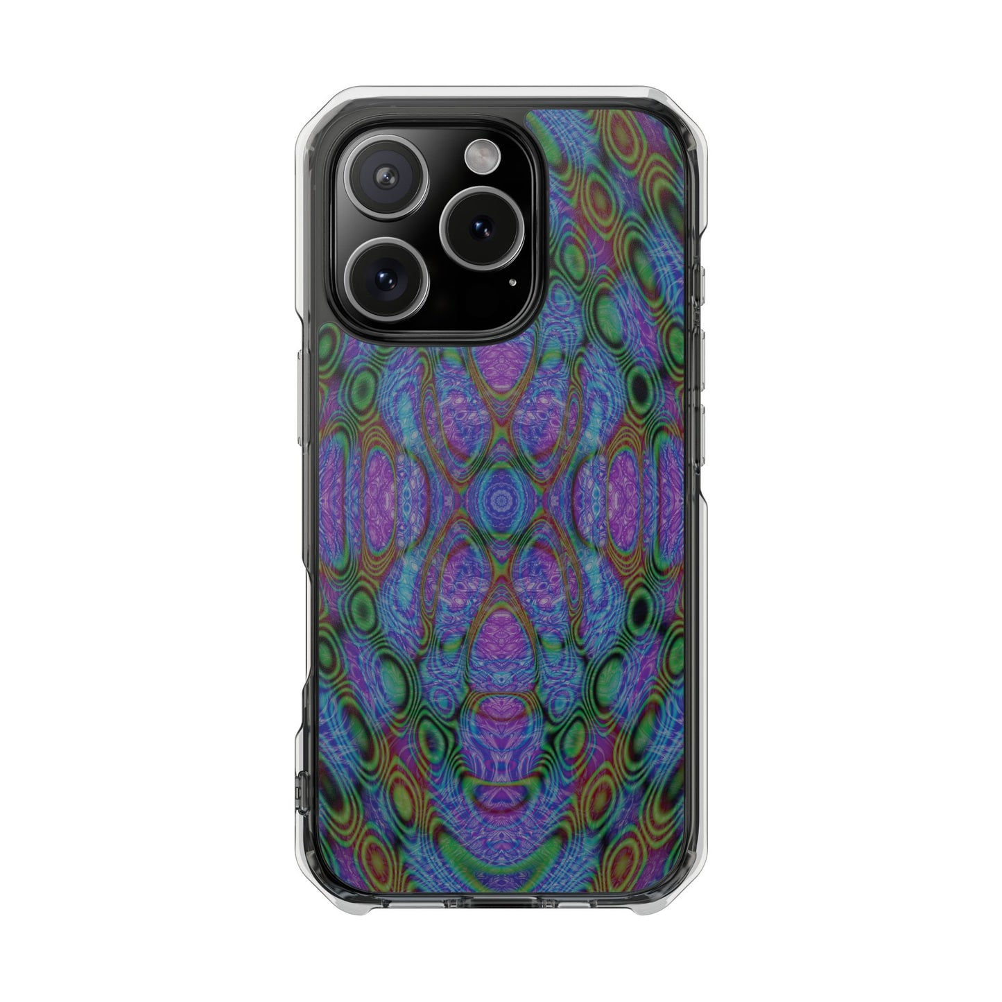 iPhone 16 Magnetic Clear Impact Case - DMT Seer No.17