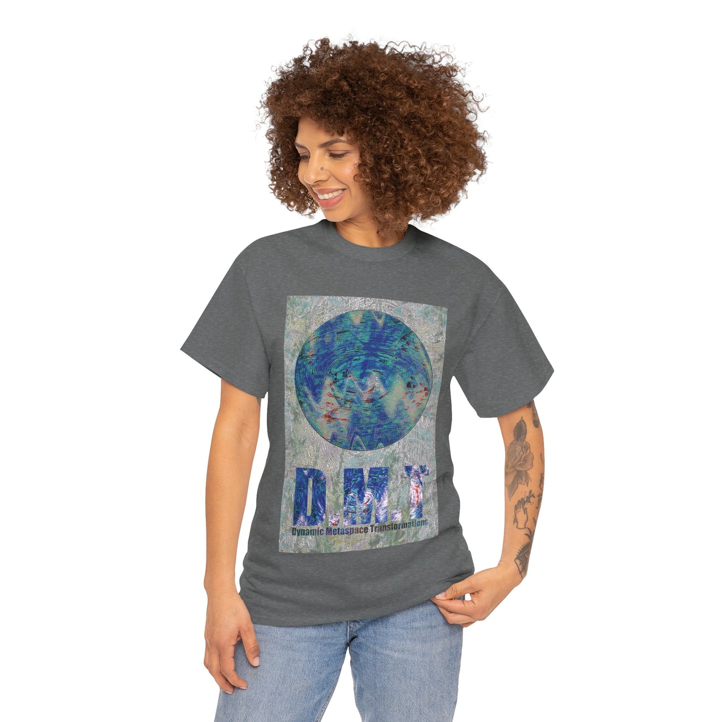 Unisex Heavy Cotton Tee - DMT Spheres No.2